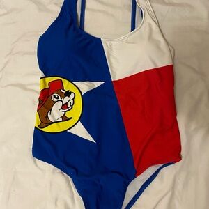 Buccee’s Texas Flag One Piece Swimsuit-NWOT